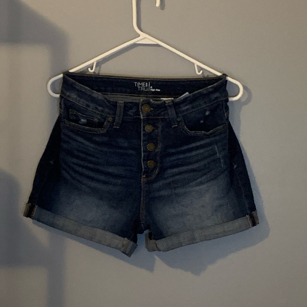 time and tru high rise jean shorts size 6 - Picture 2 of 4